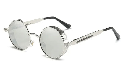 Retro Steampunk Round Sunglasses