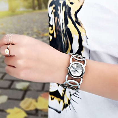 Lunara Bangle Watch – Polished Elegance