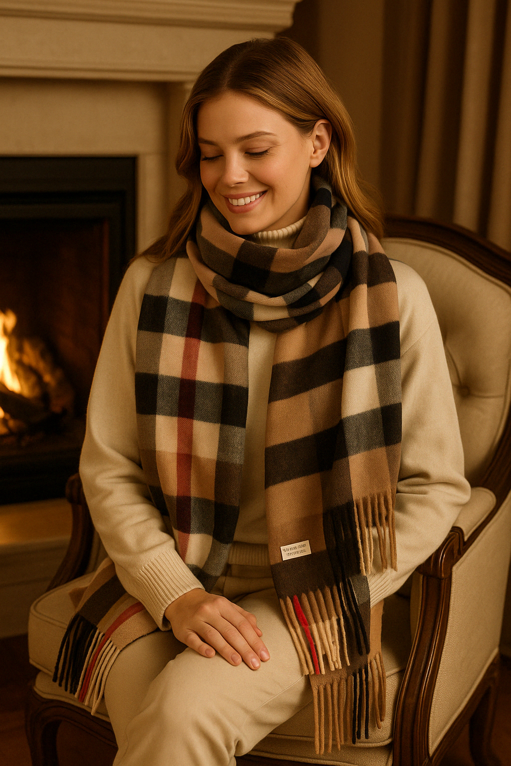 The Berry Winter Warmer Women Scarf