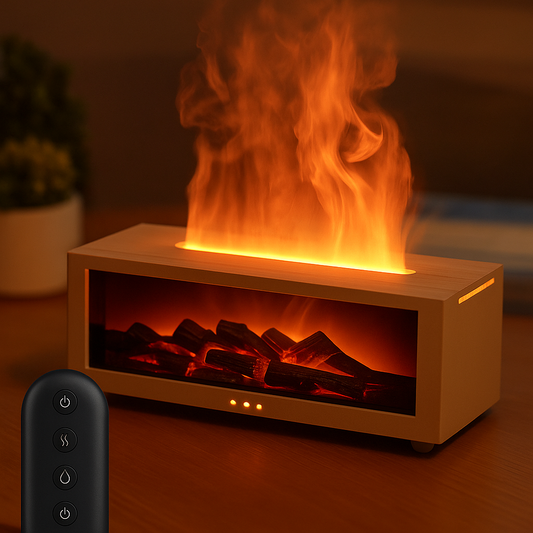 Remote Controlled Aroma Essential Fireplace