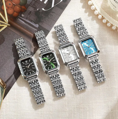 The Vivre Square Timepiece – Women’s Steel Strap Watch