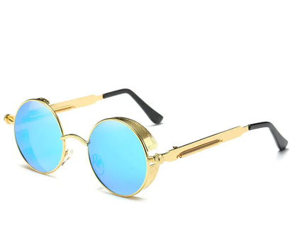 Retro Steampunk Round Sunglasses