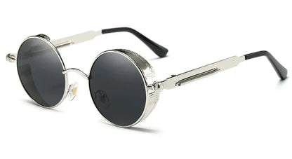 Retro Steampunk Round Sunglasses