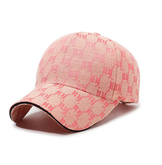 Monochrome Luxe Patterned Baseball Cap
