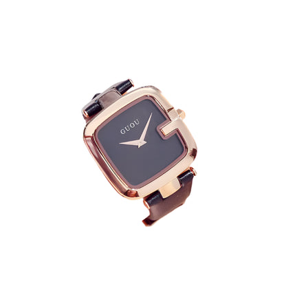 Guou Sophistication in Quartz Square Watch