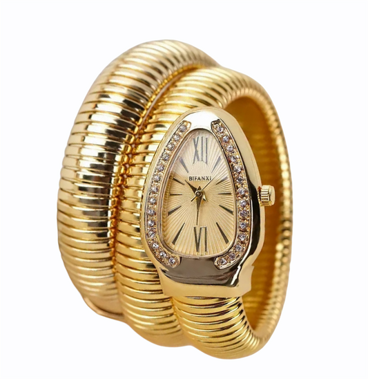 Elegant Wraparound Watch – Feminine, Modern, Iconic